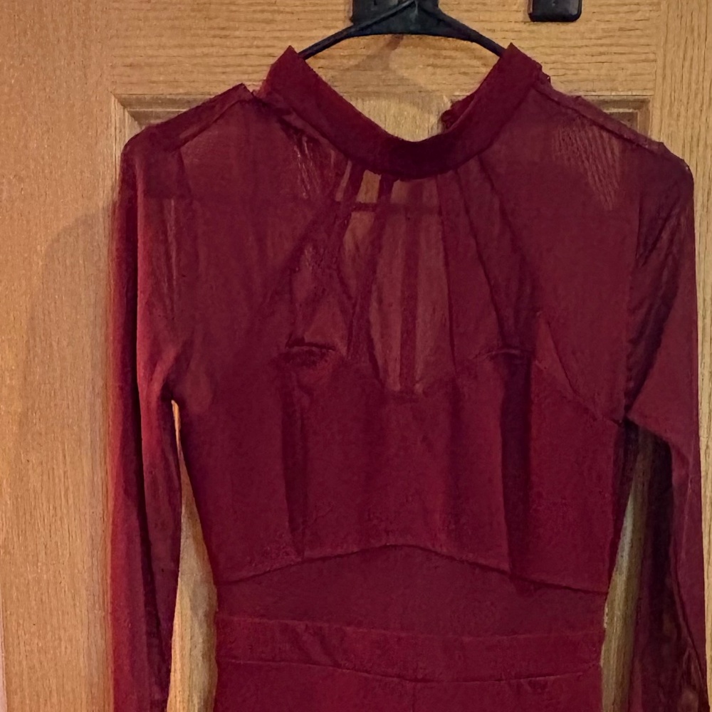 Maroon Jumpsuit